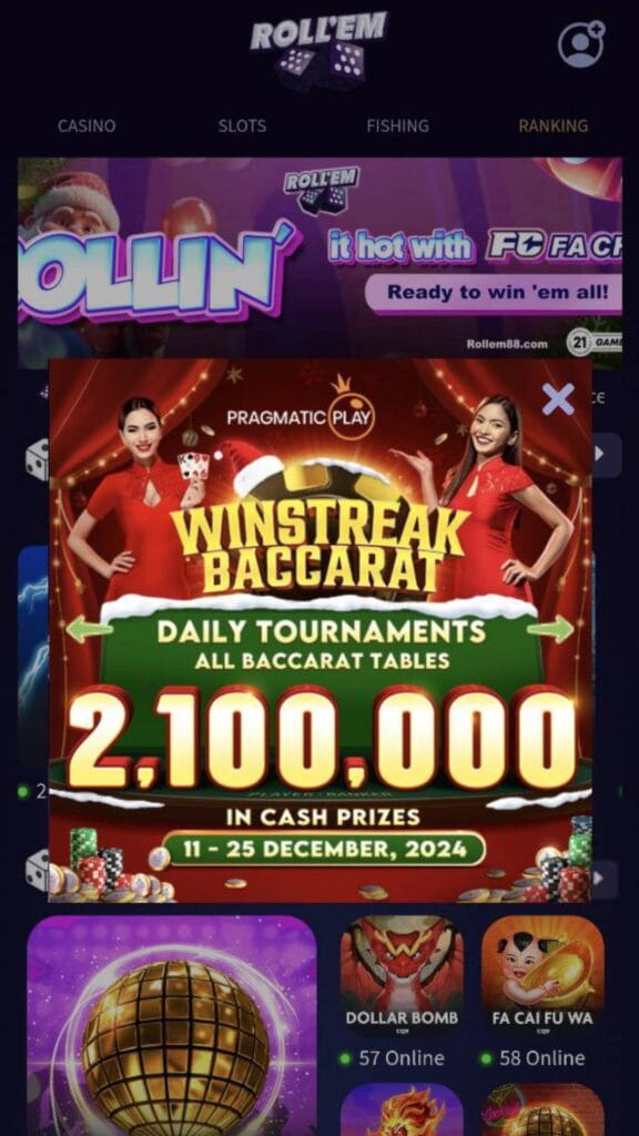 Rollem88 Casino Promotions